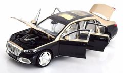 ノレブ 1/18 メルセデス・ベンツ マイバッハ S 680 4マチック 2021 ブラックMet/ゴールドMet 開閉 Norev Mercedes Maybach S680 183917