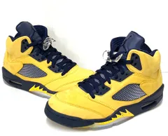 ナイキ NIKE ナイキ エアジョーダン5 ミシガン AIR JORDAN 5 MICHIGAN  CQ9541-704 メンズ靴 スニーカー ロゴ イエロー 201-shoes561