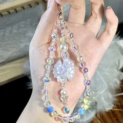 スマホストラップ レディース おしゃれ パワーストーン 誕生日プレゼント 開運 アクセサリー ギフト 携帯チェーン xzzhang254