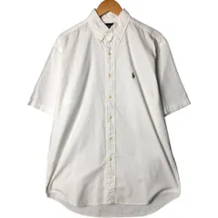 古着 ラルフローレン Ralph Lauren BLAKE 半袖 ボタンダウンシャツ メンズM相当/eaa578920