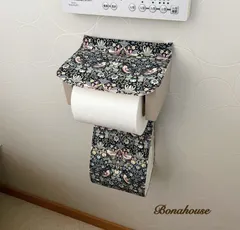 ☆大人気新色☆ トイレットペーパーホルダーカバー「ウィリアムモリス いちご泥棒」