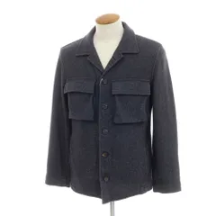 【中古】ラルディーニ LARDINI ウールポリエステルナイロン ミリタリージャケット チャコール系【サイズM】【メンズ】のサムネイル