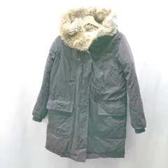 ■ ⊇ URBAN RESEARCH Sonny Label. ロング 長袖 ダウンジャケット サイズF ネイビー系 レディース E  【1502200001027】