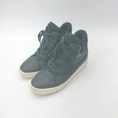 ◇ Θ MUUM サイドジップ ローカット スニーカー シューズ サイズM ブラック レディース E  【1503060031414】