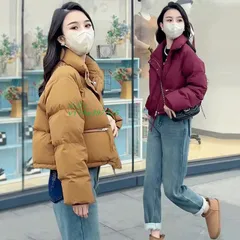 ショートのダウンジャケットです レディース ダウンジャケット ダックダウン 暖かい 秋冬 かわいい高級 防寒 着痩せ 厚手 シンプル 体型カバー ファー付き 通勤 vii4w397316