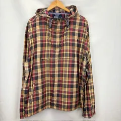 POLO by RALPH LAUEN コットンツイル  チェック フーディ プルオーバージャケット サイズⅬ 07102508 01 BORO
