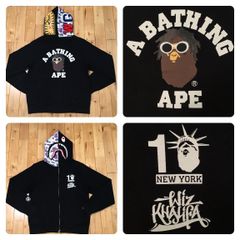 NYC10周年 Wiz Khalifa シャークパーカー BAPE  shark