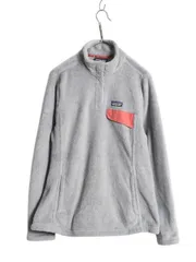 【お得なクーポン配布中!】 パタゴニア リツール スナップT プルオーバー ジャケット レディース L 古着 19年製 Patagonia フリース アウトドア ブルゾン ハイネック