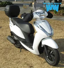 ワールドウォーク製 リード125 対応 リアボックス 30L トップケース カラーレンズ 4色 付き 汎用 フォーカラーレンズ フラップ式 バイクボックス バイク 積載 鍵付き WW