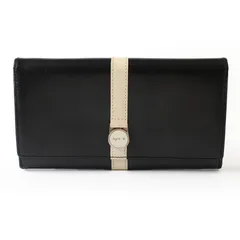 未使用 agnes b. アニエスベー レザー長財布　ブラック　黒　「b」ロゴ agnes b.（アニエスベー） 財布 長財布 agnesb.VOYAGE ロゴ レディース