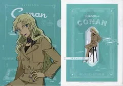 【中古】クリアファイル ベルモット A4クリアファイルセット(2枚組) 「セガ ラッキーくじ 名探偵コナン Trad style collection」 L賞