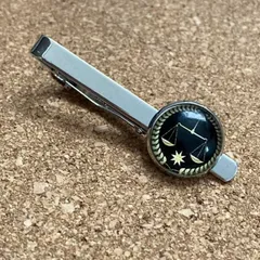 t003 天秤　モチーフ　天秤柄　黒　ブラック　タイピン　ネクタイピン