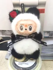 正規品 R 黒 イニシャル ラブブ POP MART 即日発送可能 ブラック ブラック（黒）系 POP MART LABUBU(ポップマート ラブブ) - 海外