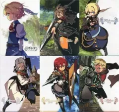 【中古】クリアファイル [単品] 新・世界樹の迷宮 A4クリアファイル(6枚組) 「3DSソフト 新・世界樹の迷宮 ミレニアムの少女 ファミ通DXパック」 エビテン限定同梱特典