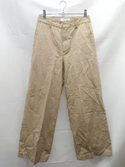 ◇ BEAUTY&YOUTH UNITED ARROWS ウエストゴム　センタープレス　シンプル パンツ サイズM ベージュ系 レディース E  【1303020022113】