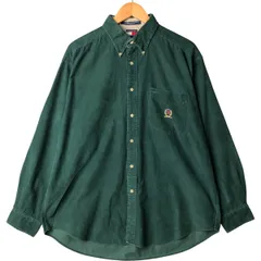 古着 90年代~ トミーヒルフィガー TOMMY HILFIGER 長袖 ボタンダウン コーデュロイシャツ メンズL相当 ヴィンテージ/eaa545505