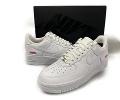 SUPREME×NIKE CU9225-100 AIR FORCE 1 LOW SP エアフォース シューズ ホワイト サイズUS9.5=27.5cm 正規品 / 29108