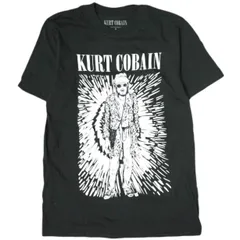 THRIFTY LOOK スリフティールック KURT COBAIN TEE カートコバーンTシャツ M ブラック 半袖 トップス g21783のサムネイル