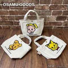【新品】スマホとお財布にちょうどいいサイズ ミニ トートバッグ オサムグッズ サガラ刺繍帆布