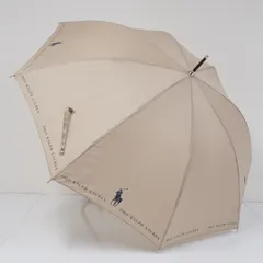 極美品】 ラルフローレン 長傘 ポニー ロゴ 総柄 軽量 カーボン 使用