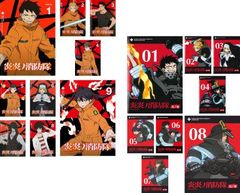 炎炎ノ消防隊(17枚セット)全9巻 + 弐ノ章 全8巻【全巻セット アニメ 中古 DVD】レンタル落ち