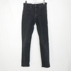 UNIQLO ユニクロ レディース ウルトラ ストレッチ スキニー フィット ジーンズ ブラックデニム 黒BLACK 28