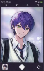 【中古】キャラカード 剣持刀也(背景空色) 「バーチャルYouTuber にじさんじ If We Were ～咎人ver.～ ランダムフォト風カード」