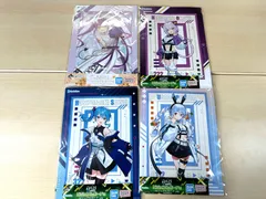 一番くじ ホロライブ ビジュアルボード4種セット 猫又おかゆ 常闇トワ 星街すいせい 兎田ぺこら 9/1