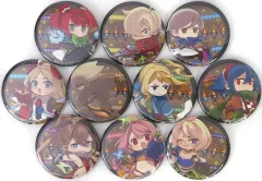 【中古】バッジ・ピンズ [単品] 集合 キャラクター缶バッジ10種セット 「PS5/PS4/Switchソフト クラシックダンジョンX3 ファミ通DXパック」 同梱特典
