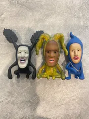 【新品未使用】【3個セット】　こびとづかん　アラシクロバネ　バイブスマダラ　シノビイエコビト　フィギュア　ガチャガチャ　小人図鑑　こびと図鑑　こびとずかん　2499