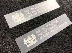 オリジナルステッカー　シルバー　本物ジャンクションプロデュース