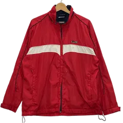 UMBRO アンブロ マウンテンジャケット ナイロンジャケット アウター ドローコード ワンポイントロゴ レッド