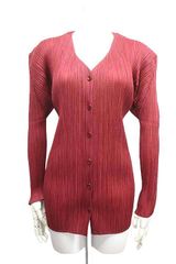【中古】PLEATS PLEASE ISSEY MIYAKE プリーツプリーズ　カーディガン　3サイズ　日本製　ヴィンテージ＿S08＿＿セルモアから出品＿s-0336-r08