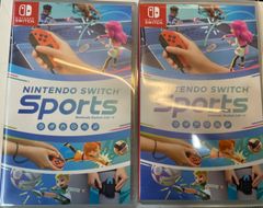 【#20】Nintendo SWITCH スイッチスポーツ　ソフトのみ2個（中古）端子やケースにキズあり