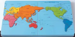 地理 知育玩具 おもちゃ くもんの世界地図パズル 5歳以上 PUBLISHING) PN-22 くもん出版(KUMON