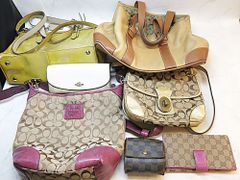 MER693 coach コーチ　LOUIS VUITTON ルイヴィトン GUCCI グッチ シグネチャー トート　ハンド　バッグ　財布などまとめ売り