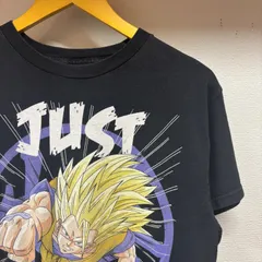 古着 M TシャツドラゴンボールZ  DRAGONBALLZ 孫悟空 クルーネック 黒