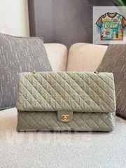 【今日特価】Chanel ヴィンテージ エアポートバッグ ラージ 45cm デニムキャンバス