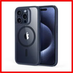 【送料無料 】クリア_ブルー ESR for iPhone 15 Pro Max ケース MagSafe対応 米軍MIL規格の保護 耐黄変 傷に強い背面 iPh