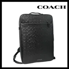 【 極美品　未使用 】COACH コーチ ビジネスバッグ 3way リュック 黒 COACH 残りわずかセール コーチ バックパックリュックサック