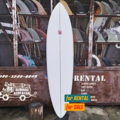 送料別途ご請求 ミッドレングス シングルフィン KRIS HALL SURFBOARDS / SPEEDWAY BOOGIE 7'4" クリスホール サーフボード