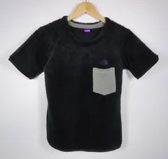 【大清水77-1-0128oa】THE NORTH FACE PURPLE LABEL フリース 半袖 Sサイズ 古着 レディース