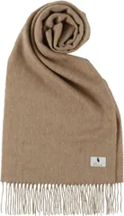 Elensia エレンシア カシミヤ １００％ マフラー レディース メンズ 無地 全９色(ブラウン)