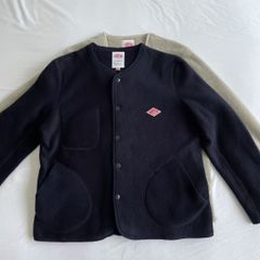 DANTON/ダントン 　ジャケット ノーカラージャケット　フリースノーカラーカーディガン