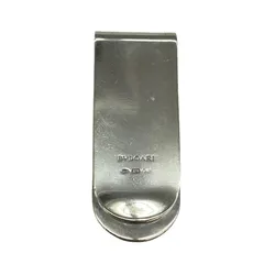 ☆EM0159　ブルガリ マネークリップ 財布 札 シルバー金具 2×4.5㎝のサムネイル