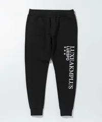 【新品】LUXEAKMPLUS リュクスエイケイエムプラス 刺繍ロゴスウェットパンツ ブランド メンズ ファッション スポーツ カジュアル 運動 ジムウェア ゴルフ GOLF