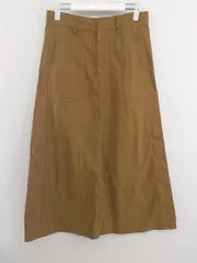 ◇ AMERICAN HOLIC アメリカン ホリック デニム ロング フレア スカート サイズ M ブラウン レディース E  【中古】 【1209300008641】