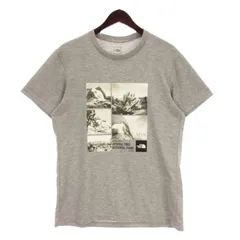 ザノースフェイス THE NORTH FACE 良品 Photo Logo TEE フォト ロゴ ティー Tシャツ カットソー 半袖 クルーネック プリント NT31933 ミックスグレー L アウトドアウエア