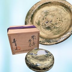 貝合わせ、香合、金箔、蛤香合、海松蒔絵、茶道具、桐箱、 - メルカリ
