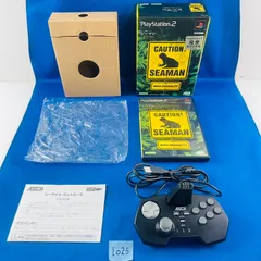 ◇I025【動作OK】PS2 playstation2 禁断のペット シーマン ガゼー博士の実験島 シーマイクコントローラセット ソフト シーマイクコントローラ 取扱説明書 箱あり プレイステーション2 PS2 SEAMAN 育成趣味レーションゲーム